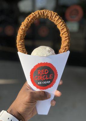 Churro Daddy with "Ghostface" Ice Cream