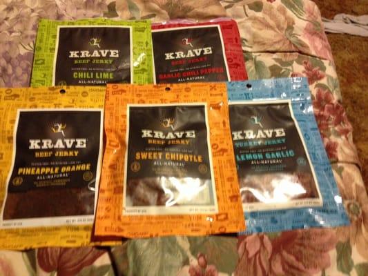 5 flavors of Krave