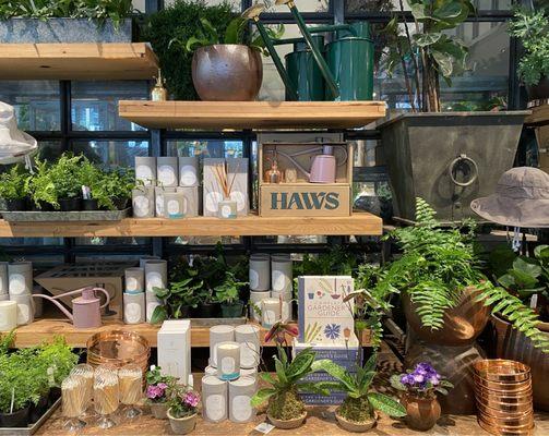 Candles and garden essentials