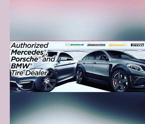 Authorized Mercedes, Porsche, and BMW Tire Dealer