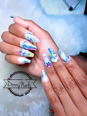 Color Acrylic Custom Nails