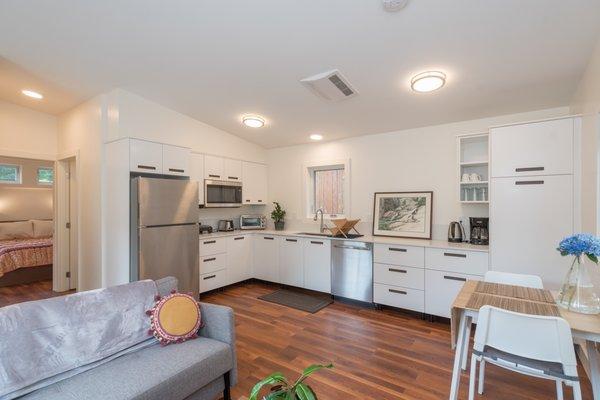 Interior view of Living & Kitchen area of one of our ADUs