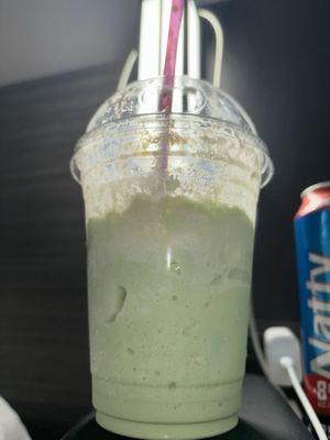 Green tea smoothie , super yummy n smooth as ....