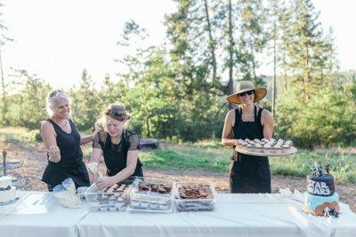 Outer Aisle catering at Brice Station wedding