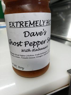 Dave's Ghost Pepper Salsa. Extremely Hot!