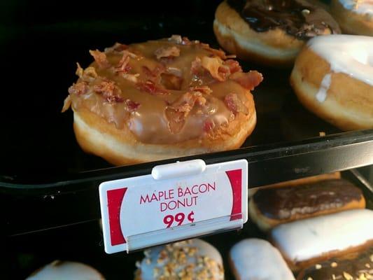 Maple bacon donuts! Only in Iowa.