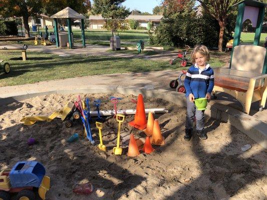 Sand and water play every day!