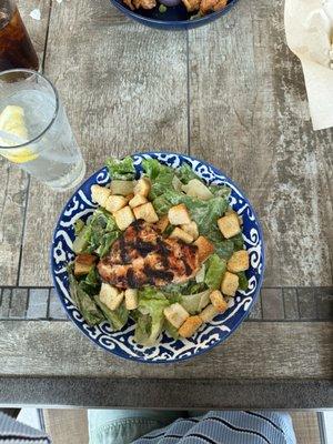 Caesar salad with grilled chicken