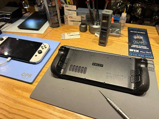 handheld gaming consoles repair