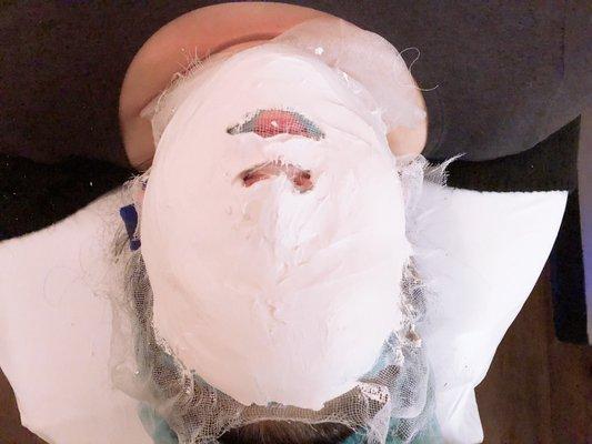 Vitamin gypsum mask facial !