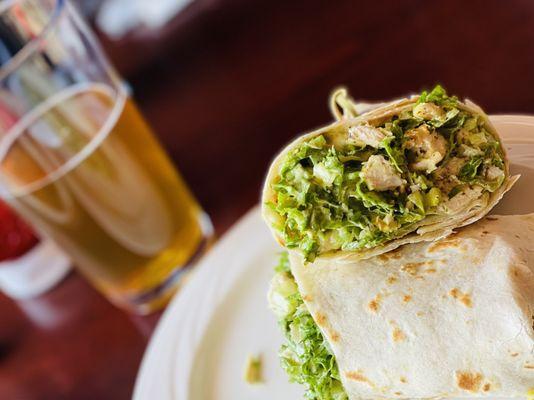 Pesto Caesar Wrap