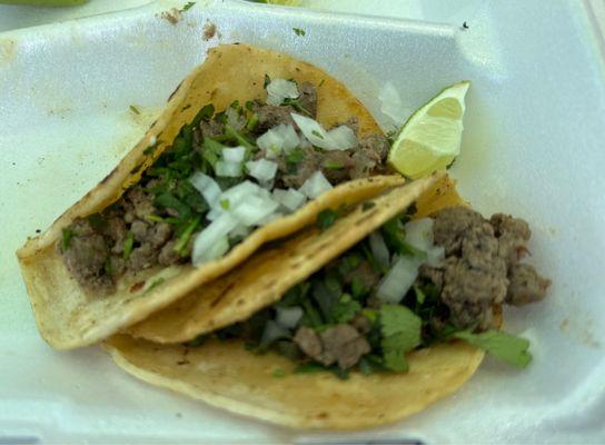 Regular Tacos (I ate one prior to this photo).