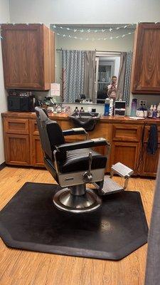 Studio 22 looking welcoming!!! Come on in and get comfy for your cut!