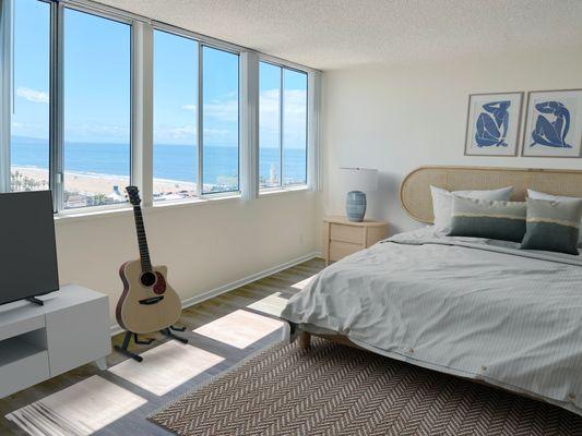 Interior with ocean view