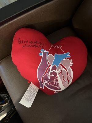 pillow issued after heart surgery