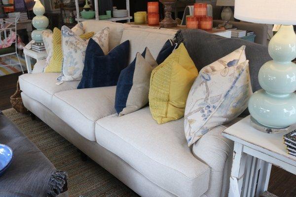 We represent several furniture lines with hundreds of fabric choices!