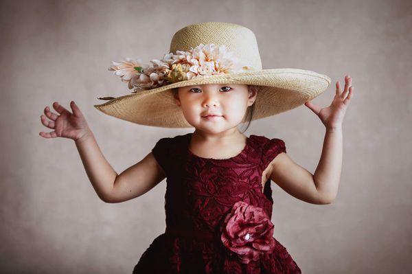 Found out during the session that she loves hats!