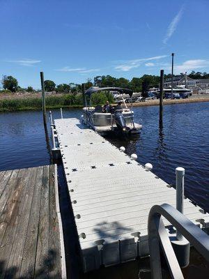 New dock installed.