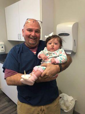 Dr Avitabile meeting a third-generation patient. Wow!