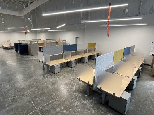 We designed, supplied, and installed NOA's new office. We were able to blend used and new office furniture saving them easily over 65%