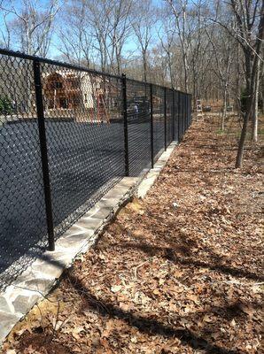 Chainlink installed by Above All Fence