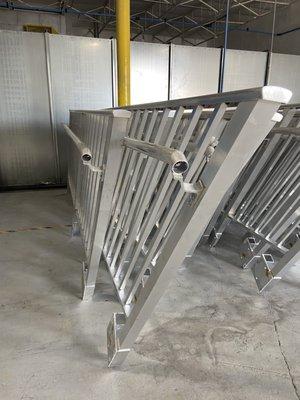 Powder Coating for fence railings in Florida at Patriot Powder Coating in Miami, FL.