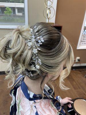 Wedding updo