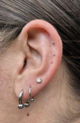 Ear Lobe Piercings