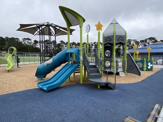 Modern playground for the kids