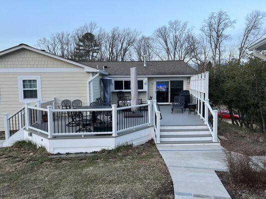 Hardiplank siding, Simonton Windows