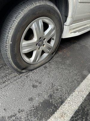 Flat tire