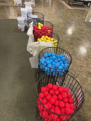 colored balls