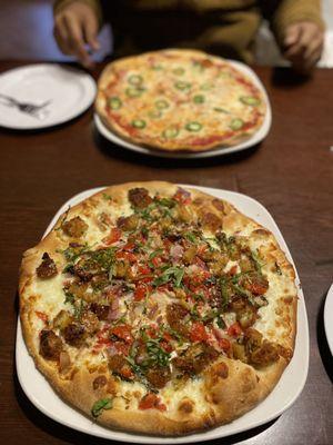 Eggplant Bruschetta pizza