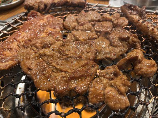 Marinated pork galbi