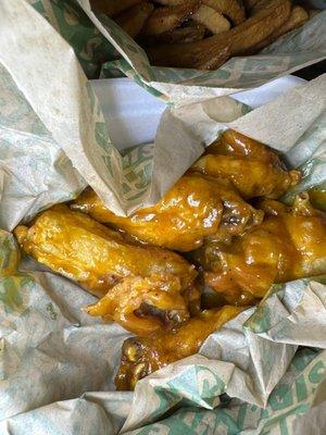 Honey bbq wings