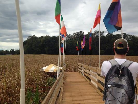 Fun corn maze!