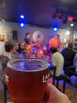 Local beer & live music!