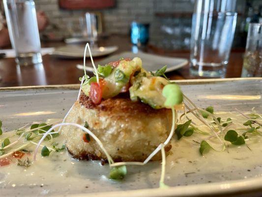 Lump Crab and Zucchini Croquette