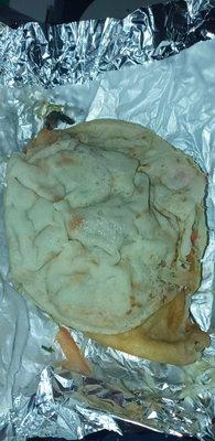 Pepper and cheese gordita