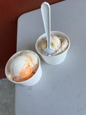 Orange creamsicle & Reese.