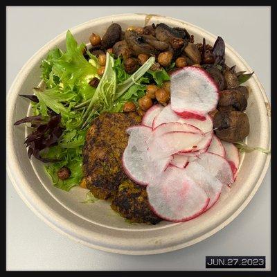 Aloo Tikki & Toasted Chickpeas (GF) - $14.25