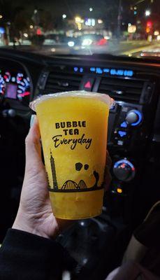 Mango slush with Mango star jelly