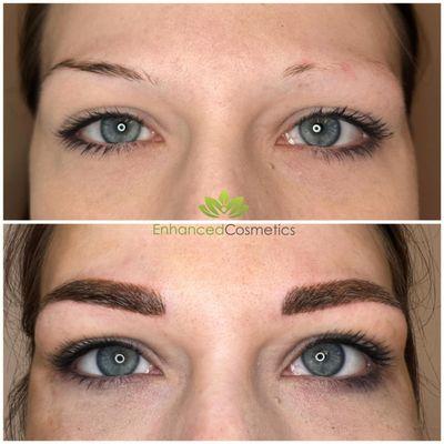 Permanent eyebrows