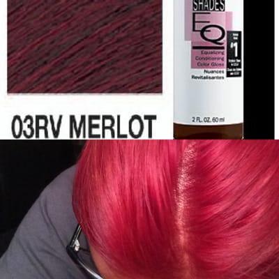 Above: Exact color I picked out at the salon. Below: Result