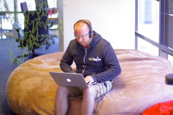 Yes, there are massive bean bag chairs.