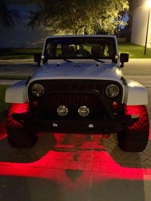 I bought several pairs of their mini LEDs and wired them inside my fenders all around. Came out great!