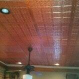 Tin Ceiling Install