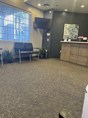 Clean waiting room