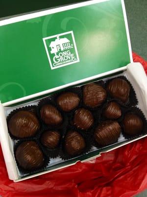 We loved having fresh hand dipped chocolate strawberries from Long Grove Confectionary (our sister store).