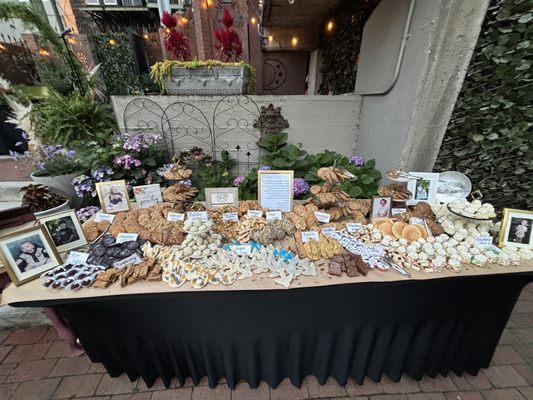 Our cookie table display